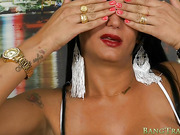 Booby tranny loves dick in her bumhole pounding her good