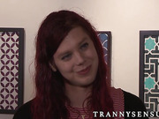 Married couple Linda and Peter enjoy a threesome with tranny