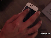 Two tattooed trannies behind the scene