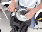 Big booty shemale before shooting