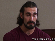 Glorious TS Foxxy banged by a big muscle guy Jaxton Wheeler