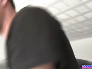 White boy rubbing shemales thick ass and gets a blowjob