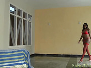 Huge titted latin shemale gives head and asshole pounded