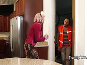 Tranny housewife fucking handy man