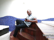 Lingerie tranny playing girlfriend